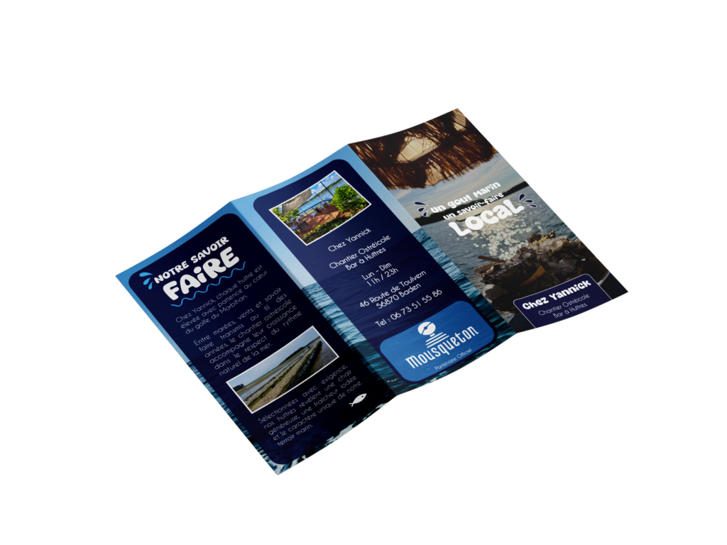 Brochure de présentation, Chez Yannick, Baden
