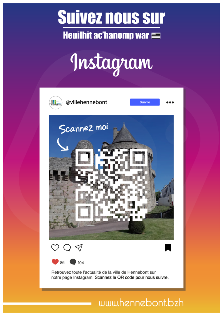 Instagram de la ville, Ville de Hennebont